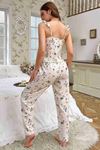 Özel Örme Kumaş Askılı Pijama Takımı